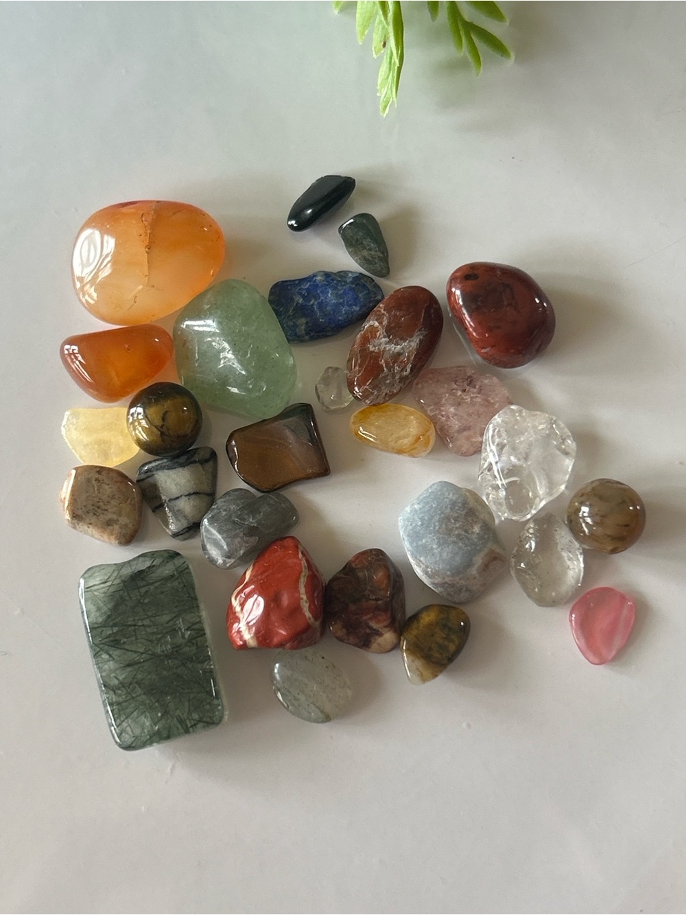 💎 Polished Mixed Small Healing Stones Collection - Assorted Colors